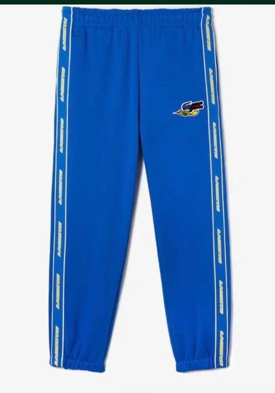 Lacoste Blue Sweat Pants Size Small Light Sweats Tennis Lounge Bottom